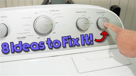 whirlpool dryer won't start